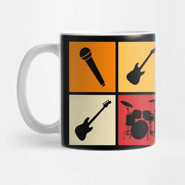 Musician Colorfull squares by StarWheel